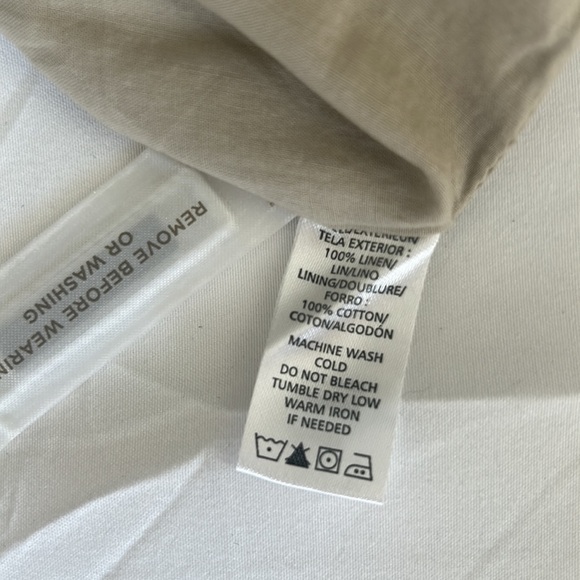 LOFT Women’s Linen Skirt Size 0 Tan Color - Picture 9 of 11